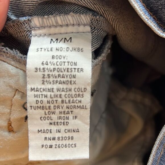 Ci Sono blue denim jean jacket size medium EUC - Picture 11 of 11